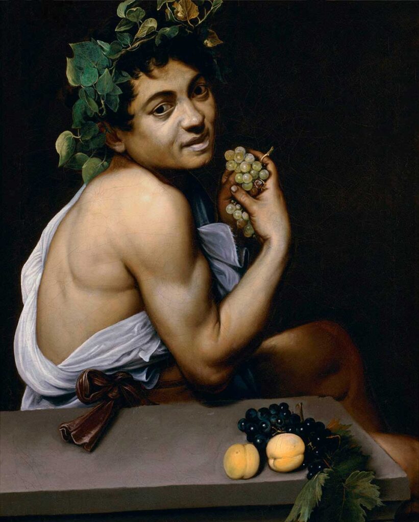Caravaggio Autoritratto in veste di bacco